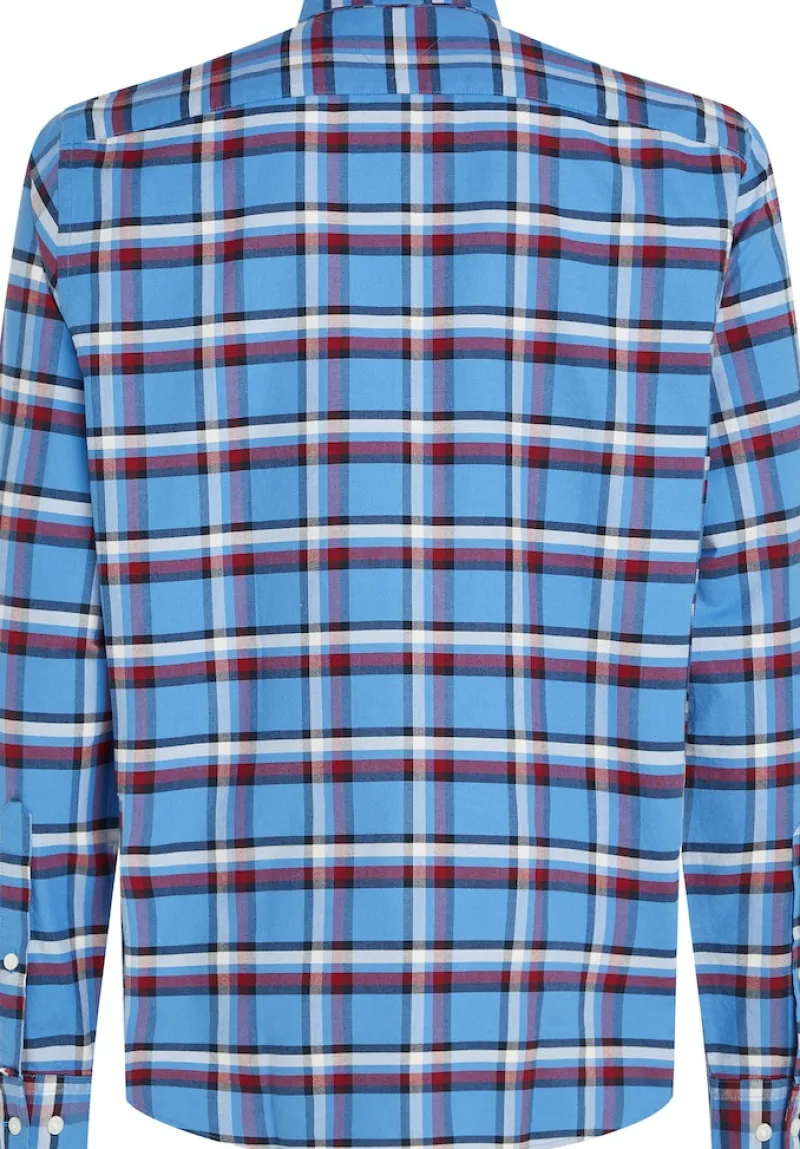 Tommy Hilfiger Hemden|Big Boys*SMALL GLOBAL STRIPE CHK RF SHIRT iconic blue - multi