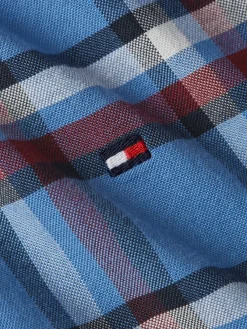 Tommy Hilfiger Hemden|Big Boys*SMALL GLOBAL STRIPE CHK RF SHIRT iconic blue - multi