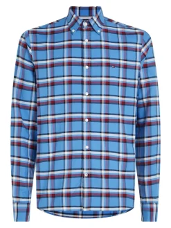 Tommy Hilfiger Hemden|Big Boys*SMALL GLOBAL STRIPE CHK RF SHIRT iconic blue - multi