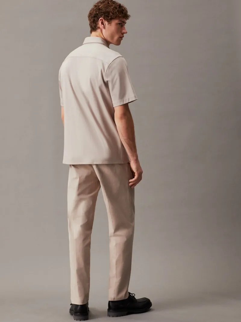 Calvin Klein Hemden|Big Boys*SMOOTH COTTON POCKET S/S SHIRT Atmosphere