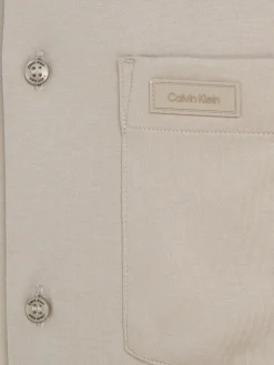 Calvin Klein Hemden|Big Boys*SMOOTH COTTON POCKET S/S SHIRT Atmosphere