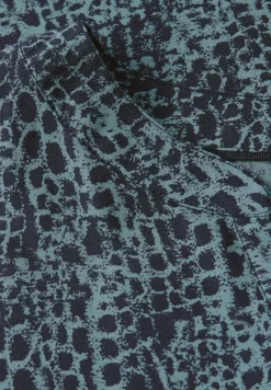 Street One Blusen*Snake Print Blusenshirt deepwater blue
