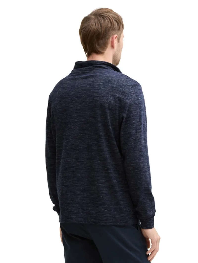 Tom Tailor Shirts|Big Boys*Snood Langarmshirt mit Brusttasche sky captain blue stripy inject