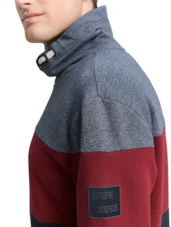 Tom Tailor Big Boys|Pullover & Sweatshirts*Snood Sweatshirt mit Colour Blocking cabarnet bordeaux red