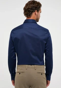 ETERNA Hemden|Big Boys*Soft Luxury Shirt Twill Langarm navy