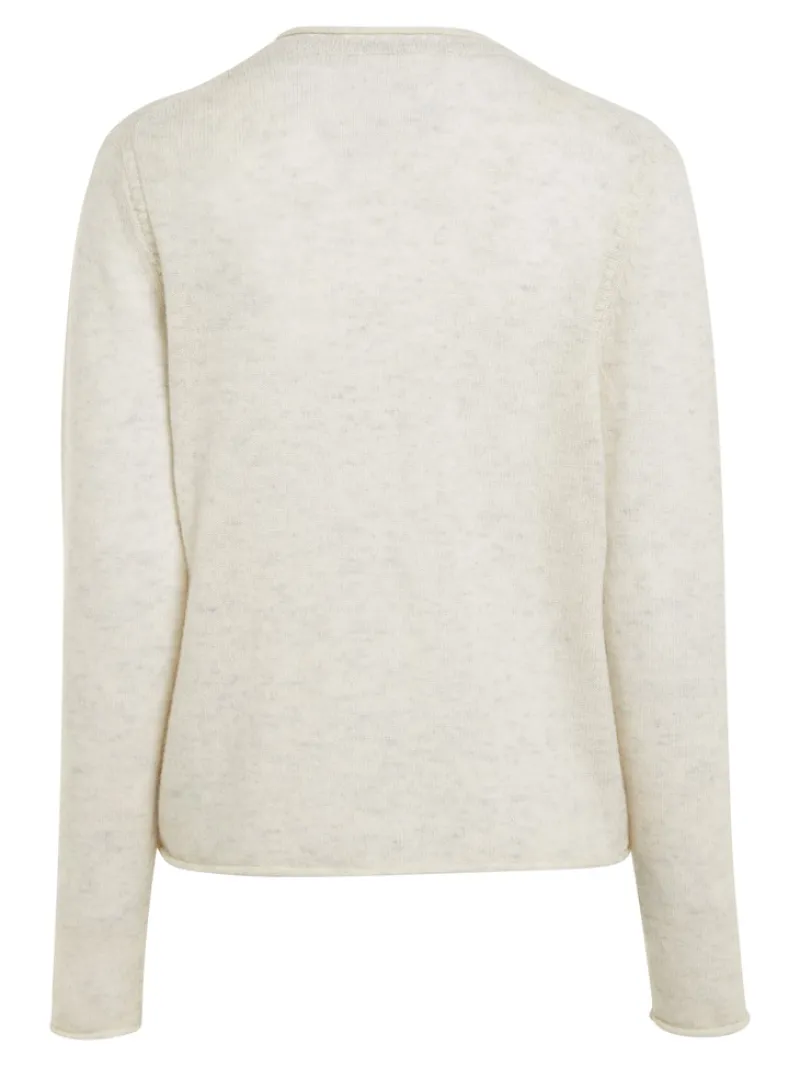 Tommy Hilfiger Pullover & Sweatshirts*SOFT WOOL V-NK CARDIGAN ancient white
