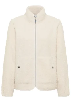 Cecil Jacken*Softe Jacke mit Zipper teddy vanilla white