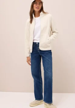 Cecil Jacken*Softe Jacke mit Zipper teddy vanilla white