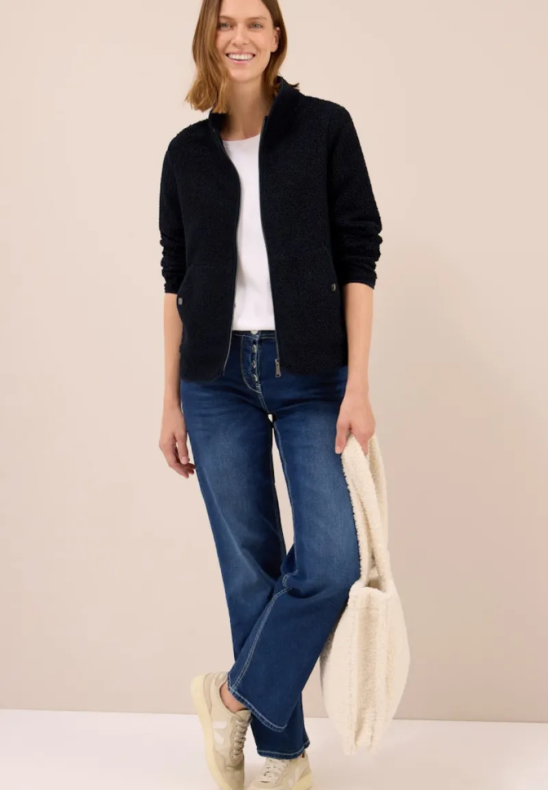 Cecil Jacken*Softe Jacke mit Zipper urban dark blue
