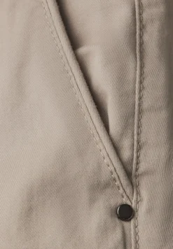 Street One Hosen*Softe Twill Chino buff grey