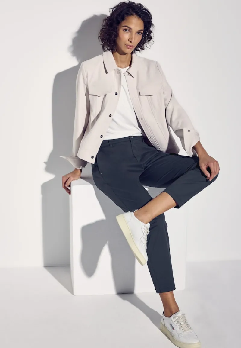 Street One Hosen*Softe Twill Chino deep blue