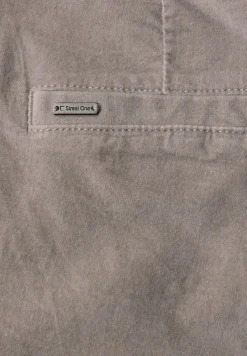 Street One Hosen*Softe Velvet Chino cinder grey