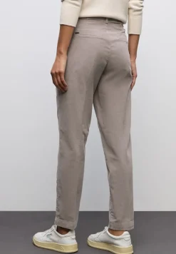 Street One Hosen*Softe Velvet Chino cinder grey