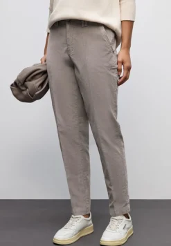 Street One Hosen*Softe Velvet Chino cinder grey