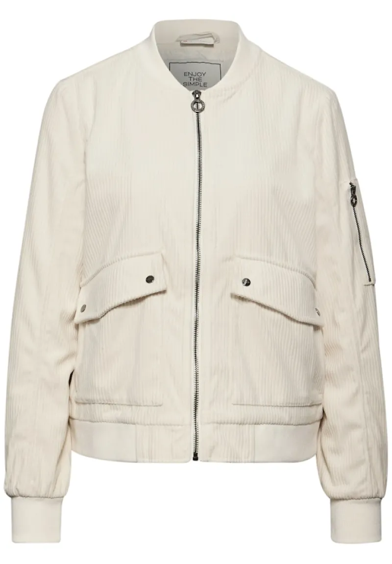 Street One Jacken*Softer Cord-Blouson soft beige