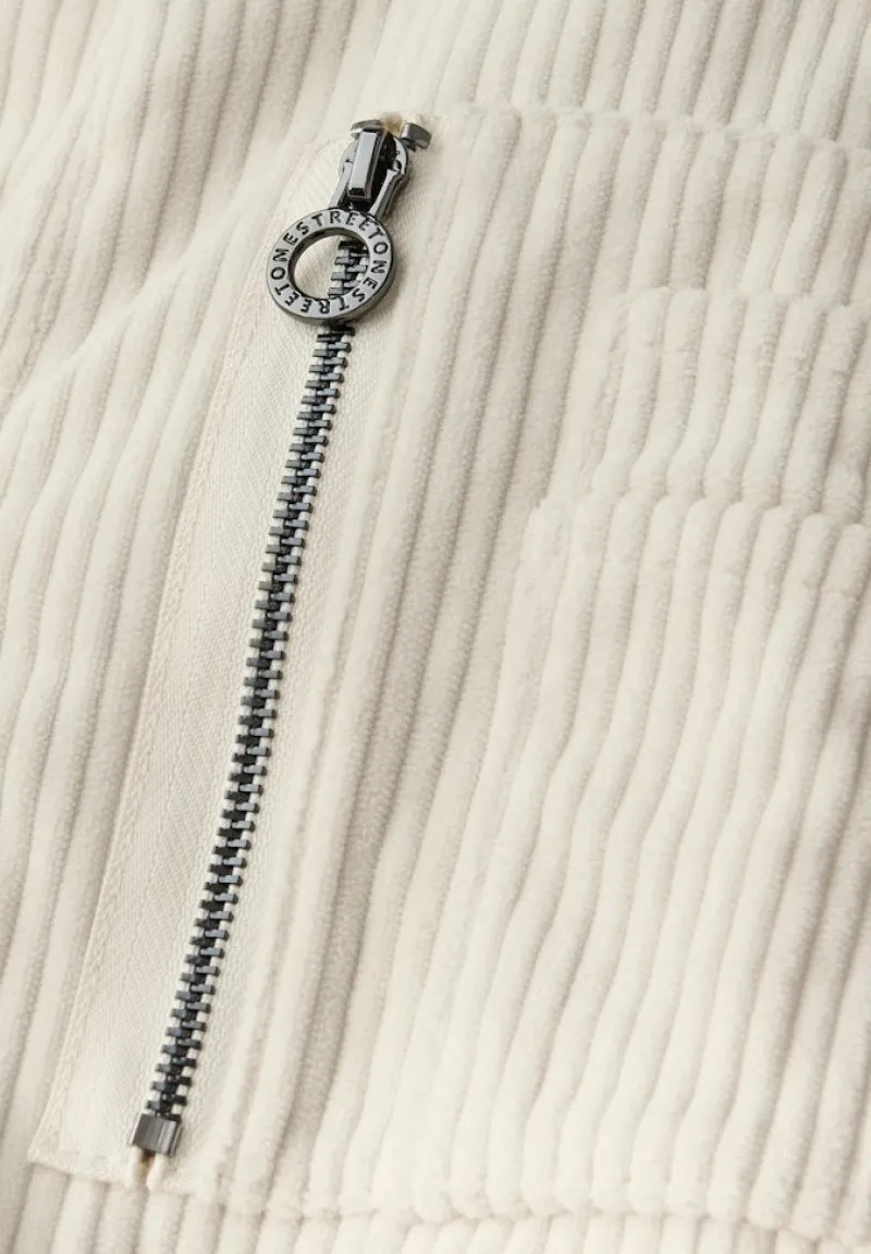 Street One Jacken*Softer Cord-Blouson soft beige
