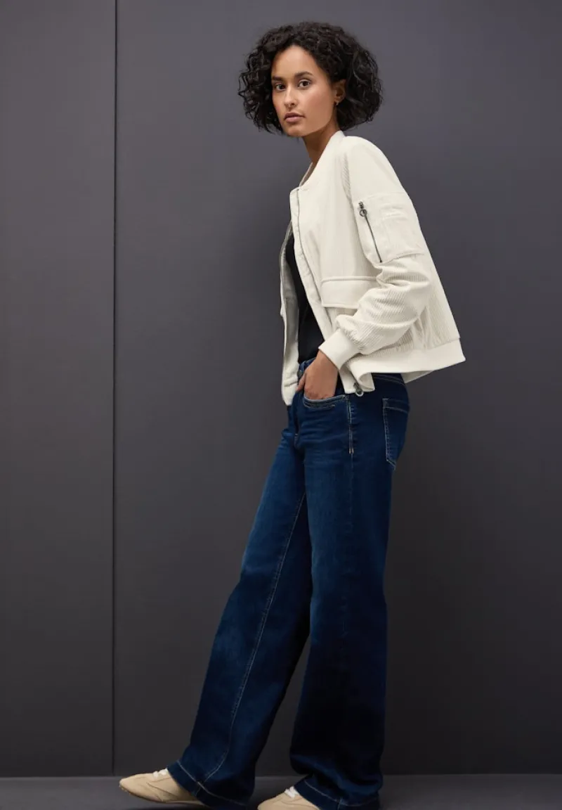 Street One Jacken*Softer Cord-Blouson soft beige