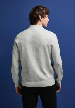 Street One Men Pullover & Sweatshirts|Big Boys*Softer Halfzip Pullover frost grey melange