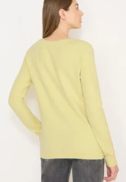 Cecil Pullover & Sweatshirts*Softer Pullover in Unifarbe iced yellow