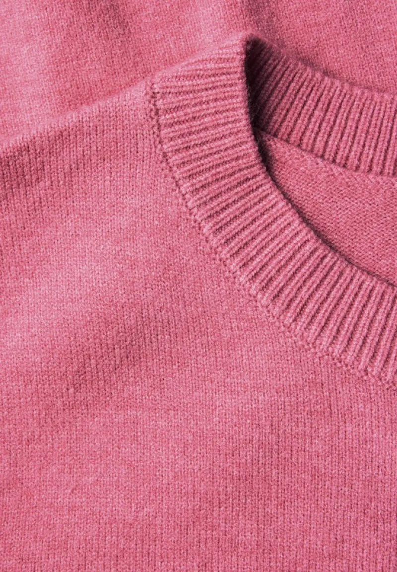 STREET ONE STUDIO Pullover & Sweatshirts*Softer Pullover mit Details candy pink mel.