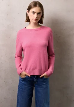 STREET ONE STUDIO Pullover & Sweatshirts*Softer Pullover mit Details candy pink mel.