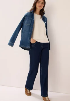 Cecil Shirts*Softes Cupro Touch T-Shirt oat milk beige