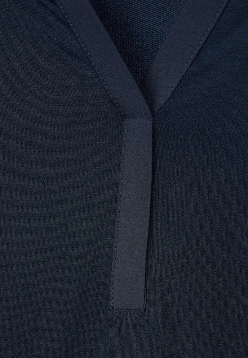 Street One Shirts*Softes Kapuzenshirt deep blue