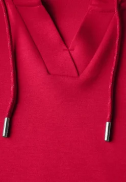 Cecil Pullover & Sweatshirts*Softes Kapuzenshirt granita red