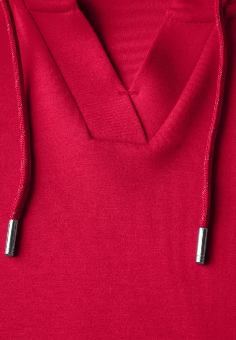 Cecil Pullover & Sweatshirts*Softes Kapuzenshirt granita red