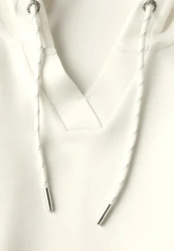 Cecil Pullover & Sweatshirts*Softes Kapuzenshirt vanilla white