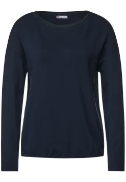 Street One Shirts*Softes Langarmshirt deep blue