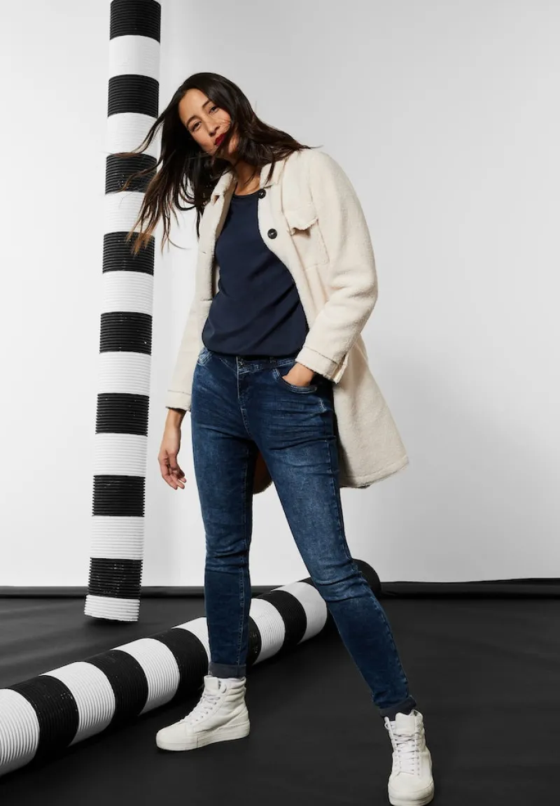 Street One Shirts*Softes Langarmshirt deep blue