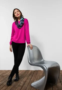 Street One Pullover & Sweatshirts*Softes Langarmshirt lavish pink