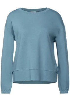 Street One Pullover & Sweatshirts*Softes Langarmshirt milky jade blue
