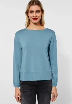 Street One Pullover & Sweatshirts*Softes Langarmshirt milky jade blue