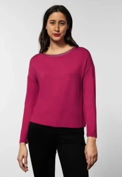 Street One Shirts*Softes Langarmshirt woody rose