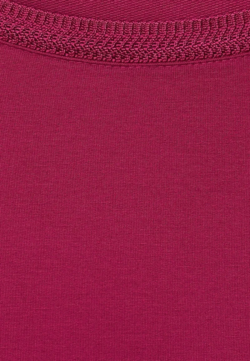 Street One Shirts*Softes Langarmshirt woody rose