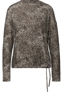 Street One Shirts*Softes Leo-Shirt sanded beige