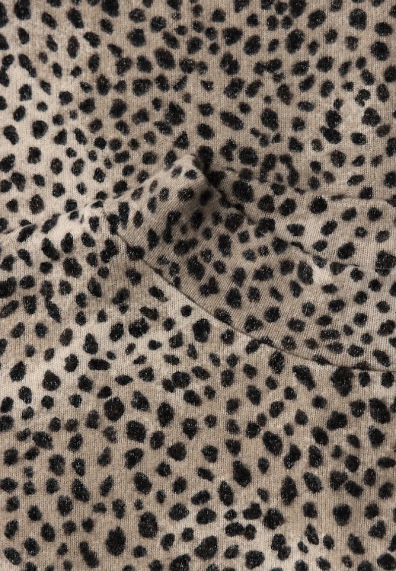 Street One Shirts*Softes Leo-Shirt sanded beige