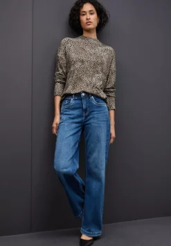 Street One Shirts*Softes Leo-Shirt sanded beige