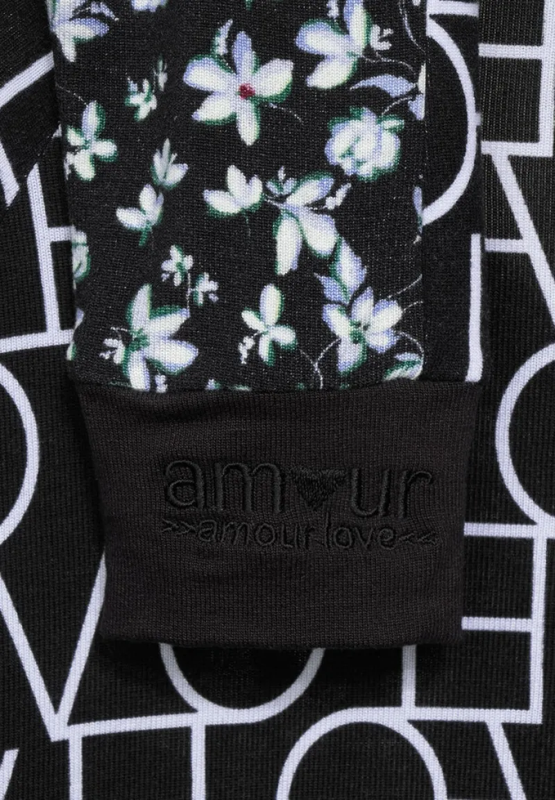 Street One Shirts*Softes Shirt im Printmix Black