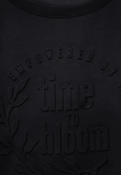 Street One Pullover & Sweatshirts*Softes Shirt mit Artwork Black