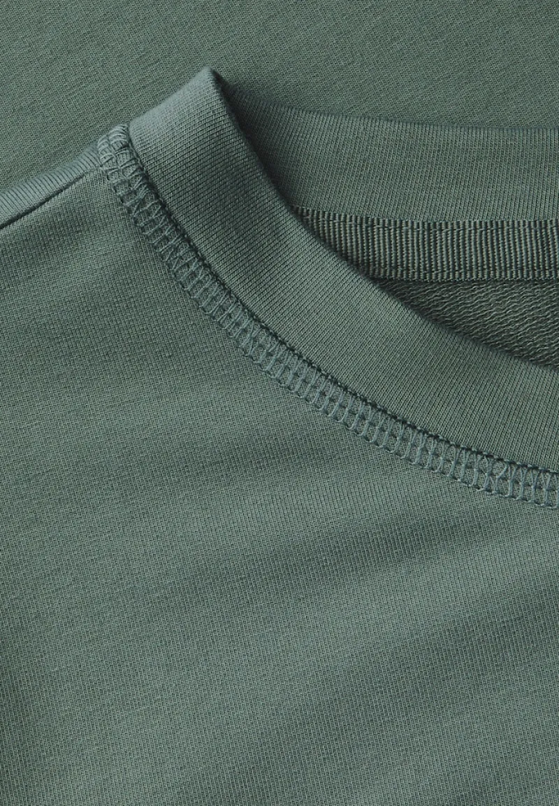 Cecil Shirts*Softes Shirt mit Folienprint dark balmy khaki