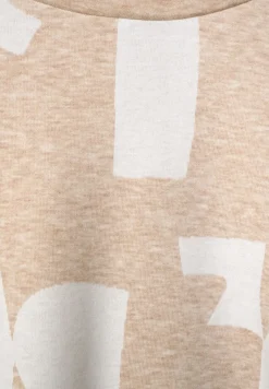 Street One Shirts*Softes Shirt mit Muster buff sand melange