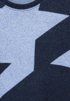 Street One Shirts*Softes Shirt mit Muster mighty blue melange