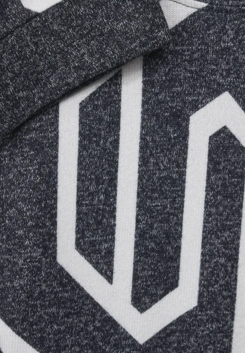 Street One Shirts*Softes Shirt mit Print deep blue melange