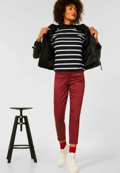 Street One Pullover & Sweatshirts*Softes Shirt mit Stehkragen Black