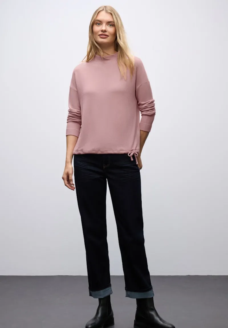 Street One Shirts*Softes Turtleneck Shirt powder pink mel.