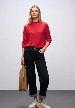 Street One Shirts*Softes Turtleneck Shirt racing red mel.