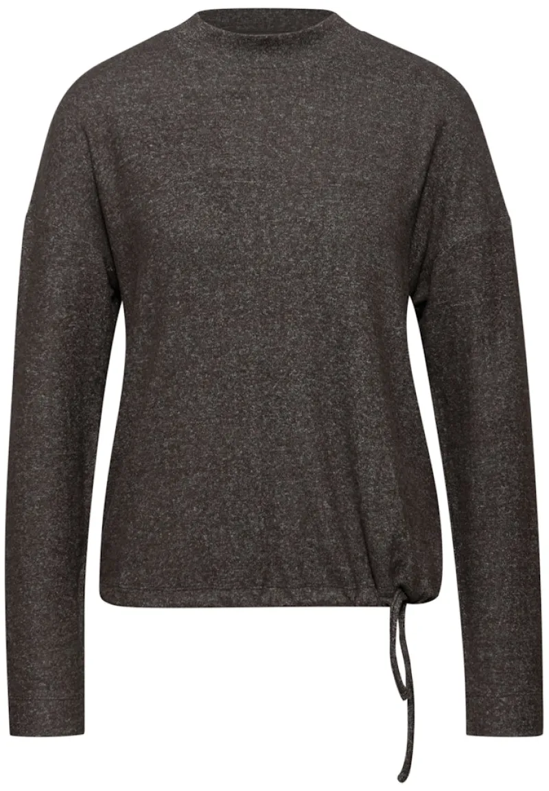 Street One Shirts*Softes Turtleneck Shirt rustic brown mel.